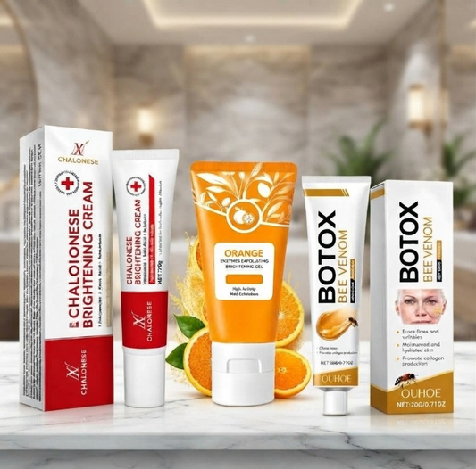 3 In 1 Glow Bright Complete Skin Care Bundle Facial Beauty Set