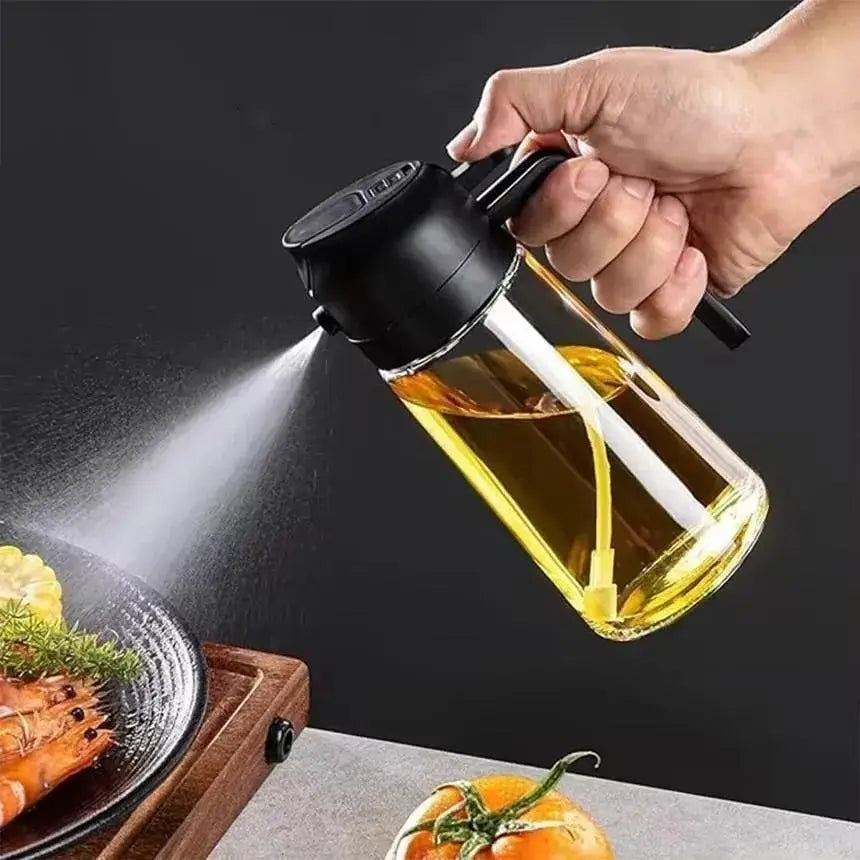 2 In 1 Glass Oil Spray And Dispenser