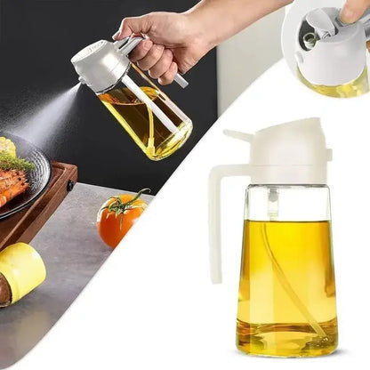 2 In 1 Glass Oil Spray And Dispenser
